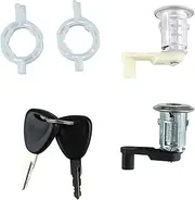 Car Door Lock Cylinder with 2 Keys, for Smooth Control Door Locks, 7701468981, Replacement for Megane CLIO Thalia