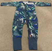 Bonds BNWT 2017 Blue Zebra Zippy - Size 0 (6-12 Months)