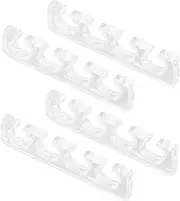 DONFAMDS Nail Care Tools 2 Pairs Toe Separators Gentle Silicone Nail Dividers for Men Women Pedicure Gel Toe Spacers Finger Separator
