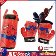 2024SPIDER MAN MINI PUNCHING BAG GLOVES SANDBAG SUIT KIDS BOXING OUTDOOR SPORTS