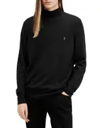 Allsaints Kilburn Wool & Nylon Regular Fit Mock Neck Sweater