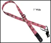Legacystraps Mandolin Strap Ukulele Strap Pink Daisy Design