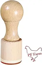 Chicken Egg Stamp, Rubber Stamper Farm Egg Labels, Multi-Functional Fresh Egg Markers, Exquisite Egg Marking Inking Stamp for Clay, Paper Crafting