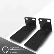 L-shape Wall Mount Speaker Bar Stand Compatible Desktop Speaker Soundbar Bracket