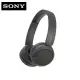 【祥昌電子】SONY 索尼 WH-CH520 無線藍芽頭戴式耳麥 耳罩式耳機 藍牙/藍芽耳機 無線耳機 (黑色)