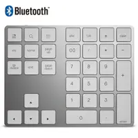 在飛比找樂天市場購物網優惠-34鍵 藍牙數字鍵盤 鋁合金數字小鍵盤 適用于蘋果電腦 筆記