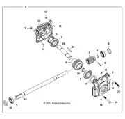 Polaris Oil Seal, Genuine OEM Part 3120324, Qty 1