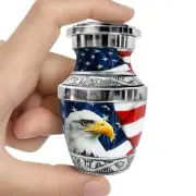 American Eagle Keepsake Urn for Human Ashes – Small Memorial Urn for a Man
