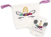 MUK LUKS Little Kid's Zoo Baby Hat and Flip Mitten Set