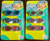 在飛比找Yahoo!奇摩拍賣優惠-美國Speedo 3-8歲 兒童泳鏡 蛙鏡 3入組 不拆賣