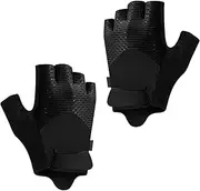 Jeruytgh Gym Gloves, Breathable Workout Gloves with Firm Grip, Full Palm Protection Lightweight Padded Gym Mittens for Cycling Weightlifting Climbing Pull Rowing