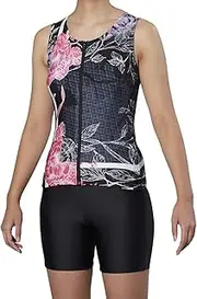 [arena] FLA-9944W Fitness Swimsuit Separates Insert Fit Pad with Large Color Snap