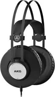 Genuine AKG K72 Over-Ear Closed-Back Monitor Studio Stereo Headphones, Black