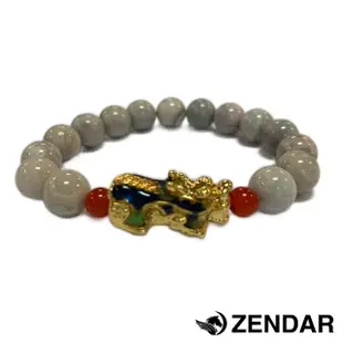 【ZENDAR】國際精品 蘇打石變色招財貔貅手鍊(224731)