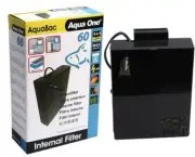 Aqua One AquaBac 60 Internal Filter 200 L/H 60L Tank Aquarium 11341
