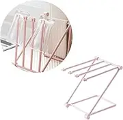 Zerodeko Foldable Vertical Towel Rack Plastic Light Kitchen Bathroom Duster Cup Holder Space-Saver