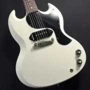 Gibson Murphy Lab 1963 SG Junior Polaris White Lightning Bar Light Aged #401973