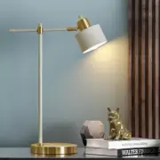 LED 22.2“ Metal Table Lamp Light for Office Bedroom Study Room Living Room Night