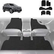 Outback GT 6D Diamond Custom-Fit Car Floor Mats, Compatible with Kia Sorento 2015-2020 | Heavy Duty | Anti-Slip | All Weather Protection | Car Accessories