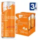 Red Bull 紅牛蜜桃草莓風味能量飲料 250ml (4入/組)x3組 共12入_官方直營店