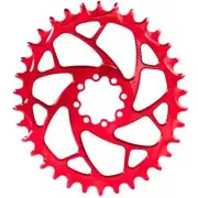ALUGEAR Oval 8-Bolt Boost Chainring for SRAM MTB. Red