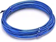 TopHomer 3 Rolls Blue Aluminum Craft Wire, 1.5 mm DIY Wire Craft Flexible Bare fine Copper Wire for Jewelry Beading and Craft Making, Ring and necklace Supplies DIY