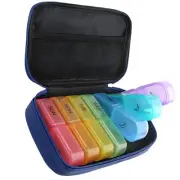Extra Large Weekly Pill Bag, 2 Times A Day Am Pm Pill Box 7 Days Pill Case St...