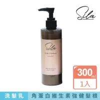 在飛比找momo購物網優惠-【Sila】日本原裝 頭皮養護洗髮精 300ml(植萃藻紅素