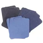 12X Jeans Patch Iron On Patches Repair Patchwork For Clothes Stickers Sew PM SS