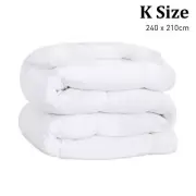 Laura Hill 500GSM Duck Down Feather Quilt Comforter Doona King