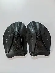 UCEDER 2pcs Swim Hand Paddles for Lap Swimming Training, Adjustable Elastic Straps Swim Gear for Adults & Kids - Improves Speed, Form & Stroke Technique