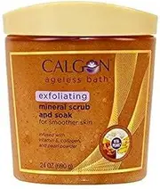 Calgon Ageless Bath Series Exfoliating Mineral Scrub and Soak (24 Ounce)