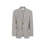 [Ami] Ami-Light Taupe Virgin Wool Two Buttons Jacket-Uomo 48 IT