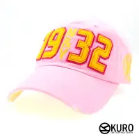 在飛比找蝦皮商城優惠-KURO-SHOP韓進口粉紅色1932老帽棒球帽布帽