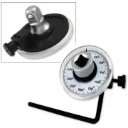 360° 1/2" Drive Torque Angle Gauge Meter Angle Rotation Measuring Tool Wrench