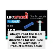 LifeSmart FineTouch Universal Sterile Lancets 100 Pack