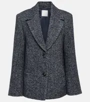 [Christopher Esber] Christopher Esber Herringbone blazer AU 12 blue