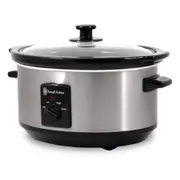 Russell Hobbs Slow Cooker 3.5L - Overnight Stainless Steel Ceramic Curry Meat Stew Braise Pot