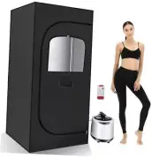 NBDIB Sauna,Sauna Box,Portable Sauna,Portable Sauna for Home, Sauna Tent Black