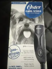 Oster Calm Trims Less Stress Pro Trimmer for Face Paws & Sensitive Areas 166985