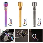 Bike Alloy Disc Brake Caliper Bolts With Spring Clip For XTR Replacement