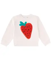 [Stella McCartney Kids] Stella McCartney Kids Printed cotton jersey sweatshirt Y 4 beige