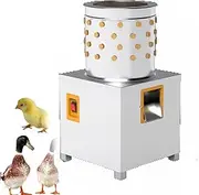 Heavy Duty Feather Plucking Machine, De-Feather Remover Poultry Machine, Mini Automatic Feather Plucking Machine, Stainless Steel Poultry Plucker for Bird, Duck, Turkey