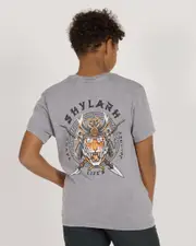 [Skylark] Skylark Boys' Samurai T-Shirt in Grey Acid Size 14 14 Grey Acid