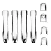 8Pcs Chrome Door Handle Cover Trim for TRITon L200 ML MN 2005-2017 Cover Accessories Trim Silver