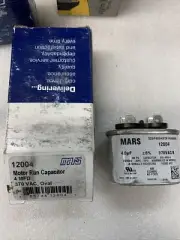 Mars 4 uf MFD 370 Volt Run Oval Capacitor 12004