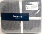 Bedsure Cooling Cotton Waffle Twin Size Blanket -Lightweight Breathable • Gray