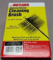 Rutland-Chimney-Sweep-16408/ 8" Round-Wire-Brush For Masonry Flue