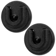 Geekria Universal Ham CB Radio Microphone Hanger, Round Knob Mic Holder Mount
