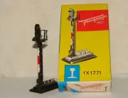Fleischmann 1771 HO Signal De Voie 2 Feux En Metal En Boite